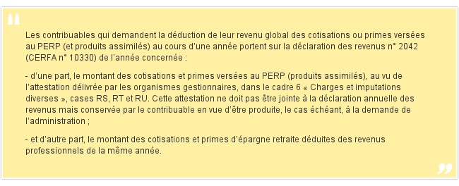 Les contribuables qui demandent la déduc...