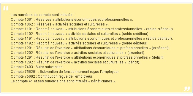 Les numéros de compte sont intitul&eacut...