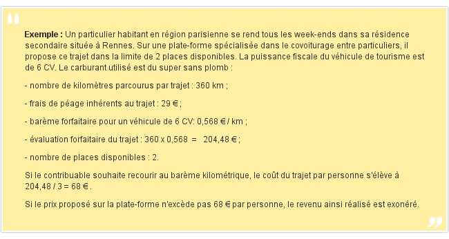 Exemple :